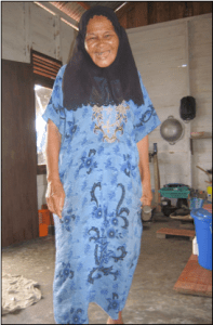 Before moving into the barrack, Ibu Aja Cut used to be one of the estimated 75,000 Tsunami IDPs living in tents without knowing when they would be able to move into permanent houses.  